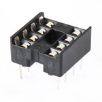 IC Socket 8 pin 7.62mm (0.3") IC Socket 8 pin 7.62mm (0.3")
