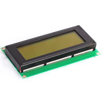 20 x 4 character LCD module with yellow/green backlight 20 x 4 character LCD module with yellow/green backlight