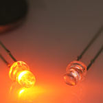 LED waterclear Orange 3mm