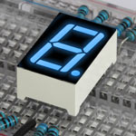 LED 7 Segment Blue 0.5" digit LED 7 Segment Blue 0.5" digit