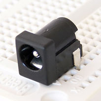 DC Jack 2.1 x 5.5mm - Breadboard and Perfboard Friendly