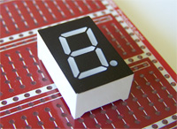 LED 7 Segment Red 0.5" digit
